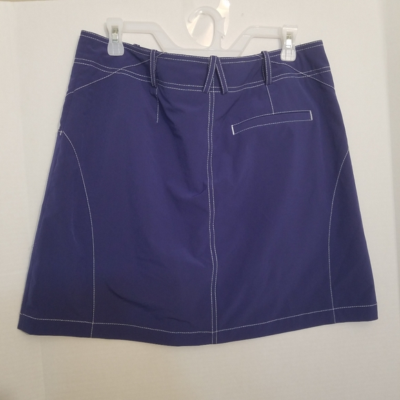 ANNIKA CUTTER & BUCK BLUE STRETCHY SKORT LIKE NEW SIZE 12 - Picture 2 of 4